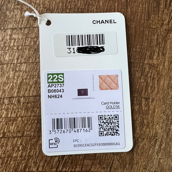 22S Chanel Crystal CC Flat Card Holder - Picture 6 of 8